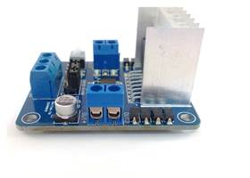 L298 Motor Driver Board - side view